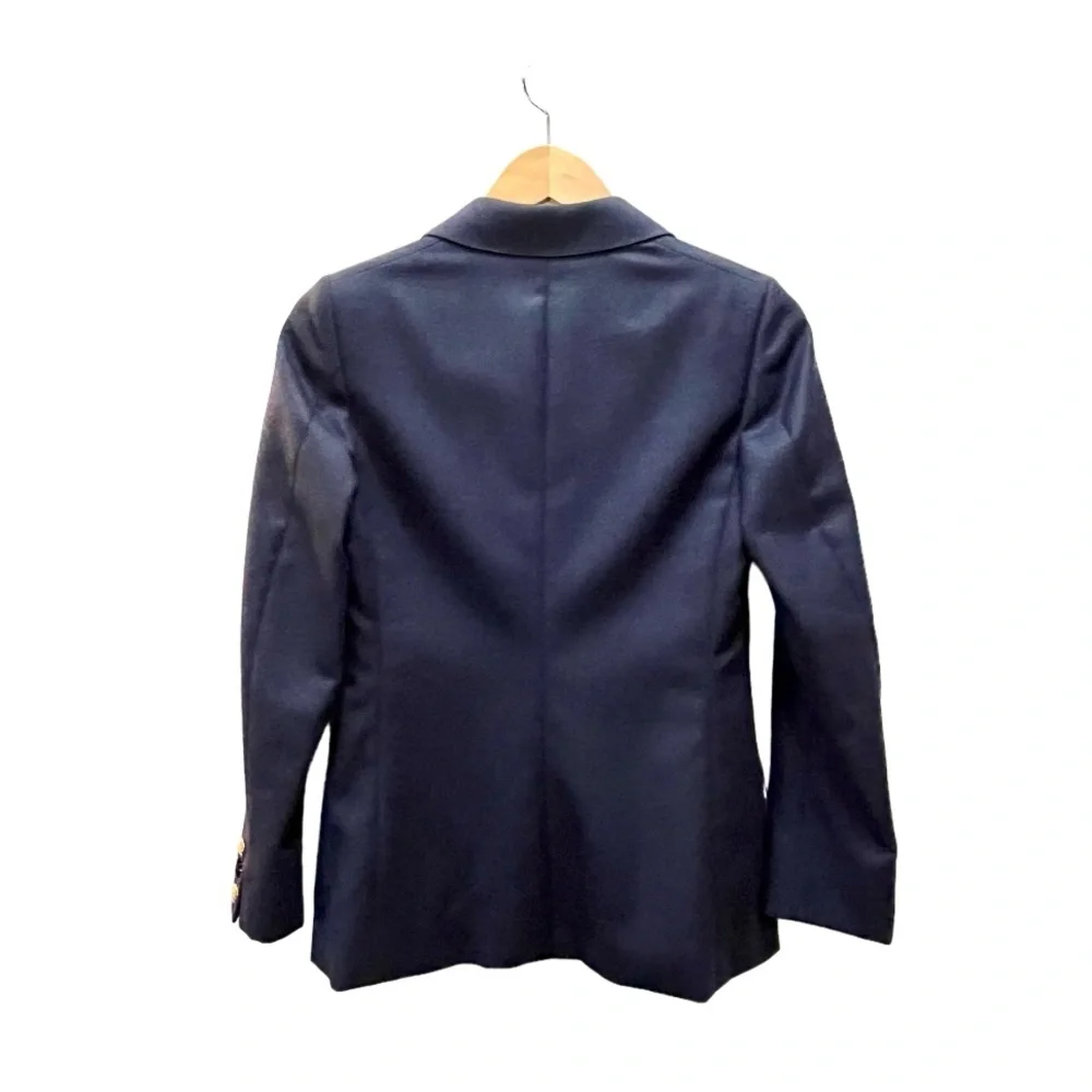 Vintage Aquascutum London Navy Blue Wool Blazer - Picture 3 of 15